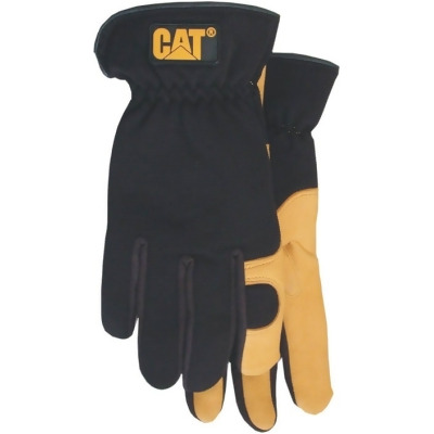 Cat Gloves Rainwear Boss Mfg Large Premium Leather Gloves With Gel Pad in Palm 