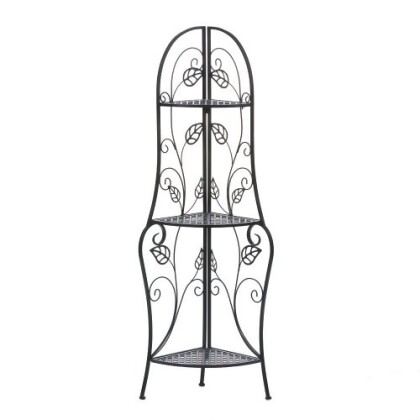 Home Locomotion Metal Corner Shelf 