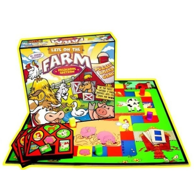 We R Fun Games 10111-1 Preschool Life on the Farm Board Game 