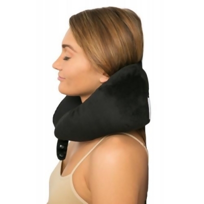 Living Healthy Products FlyR-001-Blk Fly Right Travel Pillow 