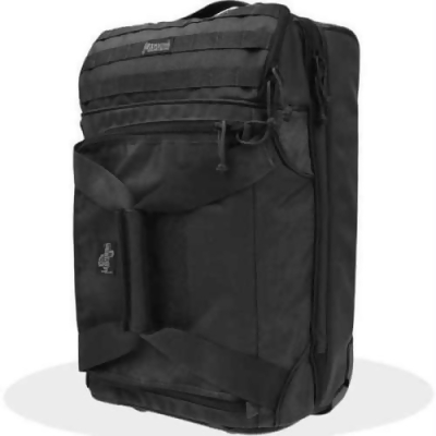 Max 5001B Tactical Rolling Carry-On Luggage -Black 
