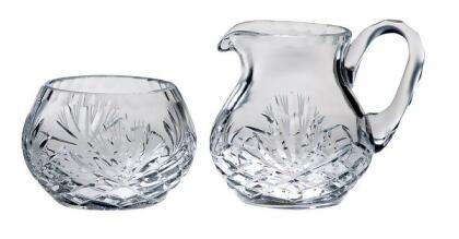 Majestic Gifts C651MJ Crystal Sugar & Creamer Set 
