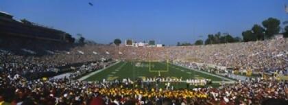 Panoramic Images PPI98317L High angle view of a football stadium full of spectators The Rose Bowl Pasadena City of Los Angeles California USA Poster Print by Panoramic Images - 36 x 12 