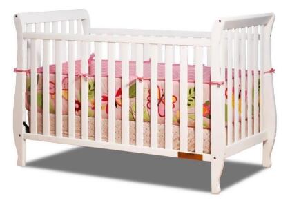 AFG Baby 009W Naomi 4-in-1 Convertible Crib White