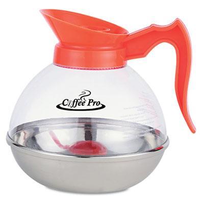 Ogf CPU13 Unbreakable Decaffeinated Coffee Decanter 12-Cup Stainless Steel/Polycarbonate 