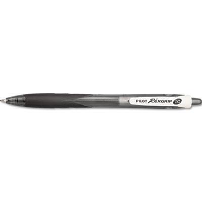 Pilot 32370 RexGrip BeGreen Ballpoint Retractable Pen Black Ink Medium Dozen 