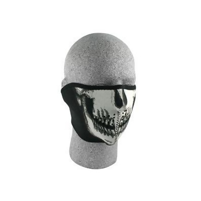 Balboa WNFM002HG Neoprene half Face Mask Glow in the Dark Skull Face 