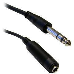 CableWholesale 10A1-62225 0.25 inch Stereo Extension Cable TRS Balanced 0.25 inch Male to 0.25 inch Female 25 foot