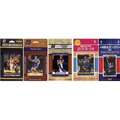 CandICollectables SUNS514TS NBA Phoenix Suns 5 Different Licensed Trading Card Team Sets 