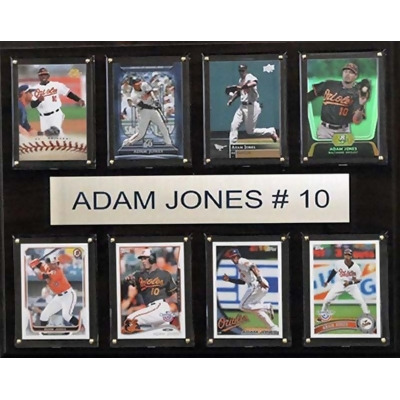 CandICollectables 1215AJONES8C MLB 12 x 15 in. Adam Jones Baltimore Orioles 8-Card Plaque 