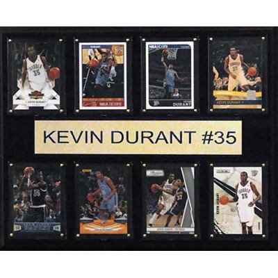 CandICollectables 1215DURANT8C NBA 12 x 15 in. Kevin Durant Oklahoma City Thunder 8-Card Plaque 