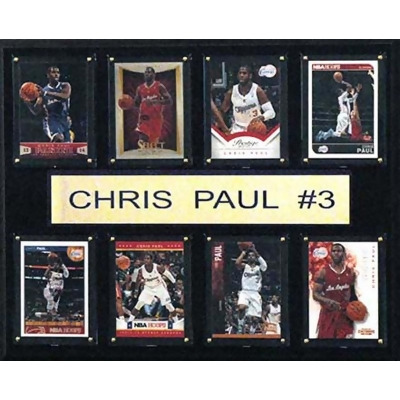 CandICollectables 1215CPAULLA8C NBA 12 x 15 in. Chris Paul Los Angeles Clippers 8-Card Plaque 