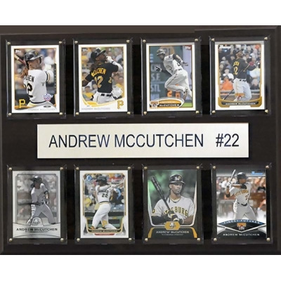 CandICollectables 1215MCCUTCH8C MLB 12 x 15 in. Andrew McCutchen Pittsburgh Pirates 8-Card Plaque 