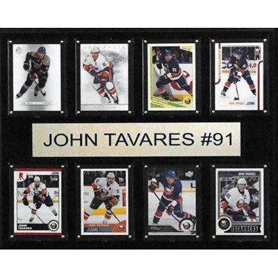 CandICollectables 1215TAVARES8C NHL 12 x 15 in. John Tavares New York Islanders 8-Card Plaque 