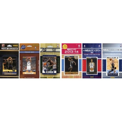 CandICollectables JAZZ615TS NBA Utah Jazz 6 Different Licensed Trading Card Team Sets 