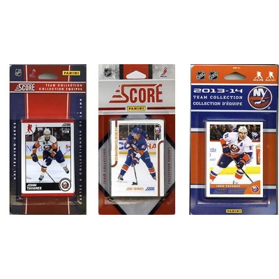 CandICollectables Islanders313TS NHL New York Islanders 3 Different Licensed Trading Card Team Sets 
