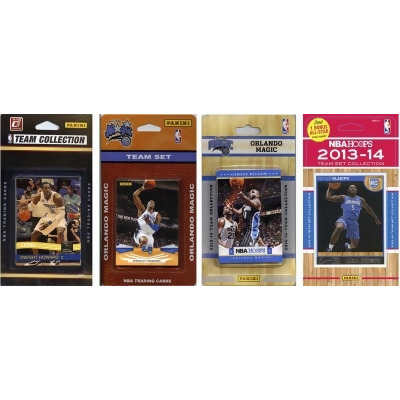CandICollectables MAGIC4TS NBA Orlando Magic 4 Different Licensed Trading Card Team Sets 