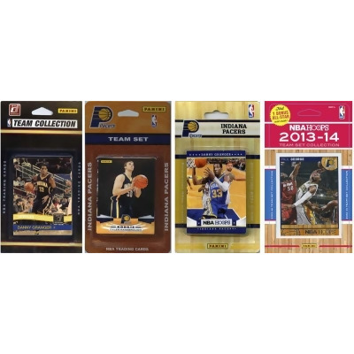 CandICollectables PACERS4TS NBA Indiana Pacers 4 Different Licensed Trading Card Team Sets 