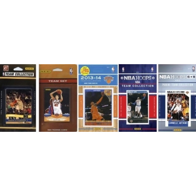 CandICollectables KNICKS515TS NBA New York Knicks 5 Different Licensed Trading Card Team Sets 