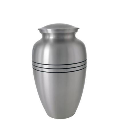Memorial Gallery 7952D 6 in. Traditional Pewter Sharing Cremation Urn 