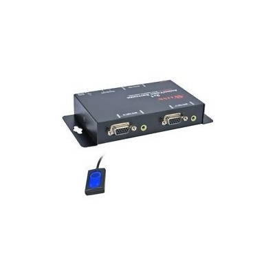 Qvs PV1446346 2 X 1 250 Mhz 2-Port Vga Video & Audio Share Switch With Remote 