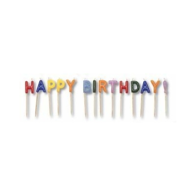 Creative Converting Happy Birthday Pick Candles - 12 Count 
