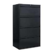 Alera Alela523629bl Two Drawer Lateral File Cabinet Black From