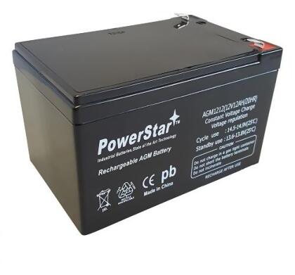 PowerStar AGM1212-550 Replacement Battery for Phat Fyer Electric Scooters 