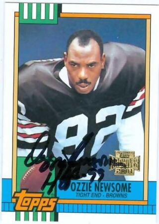 : Autographed/Signed Ozzie Newsome HOF 99 Cleveland