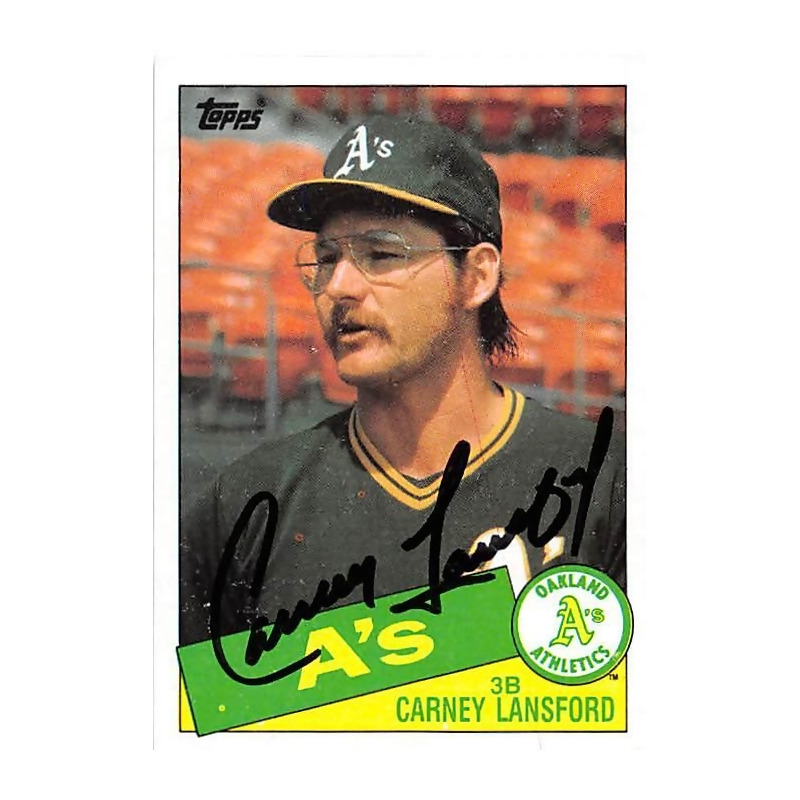 Carney Lansford MLB Original Autographed Items for sale