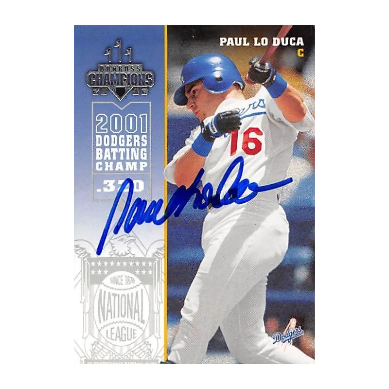 Paul Lo Duca Autograph Signing