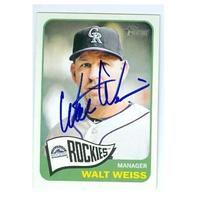 walt weiss card