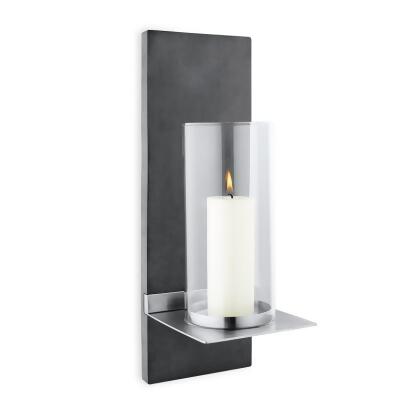 Blomus 65422 Small Wall Candle Holder with Candle 