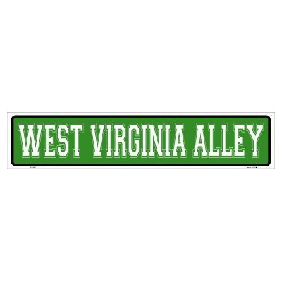 Smart Blonde ST-596 5 x 24 in. West Virginia Alley Metal Novelty Street Sign 