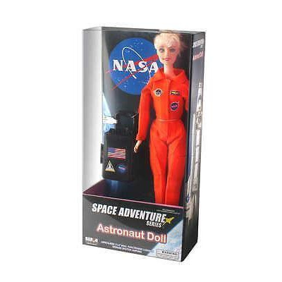 Flight Attendant Dolls DA347 Astronaut Doll In Orange Suit 