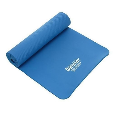 AGM Group 71525 39 in. Elite Dual Smooth Surface Ribbed Mat - Blue 