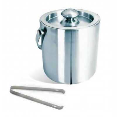 Visol VAC225 Brushed Stainless Steel Ice Bucket with Tongs 