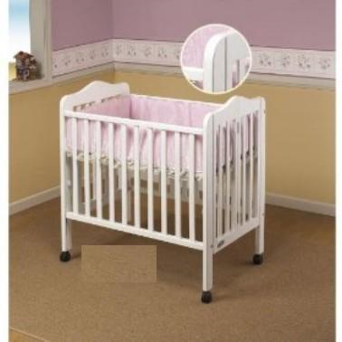 Orbelle Trading 1122W Tina Tina Three Level Portable Crib- White