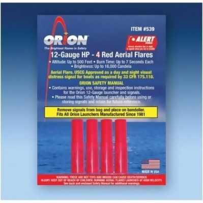 Orion 372801 Hp Red Areial Flare Refill 