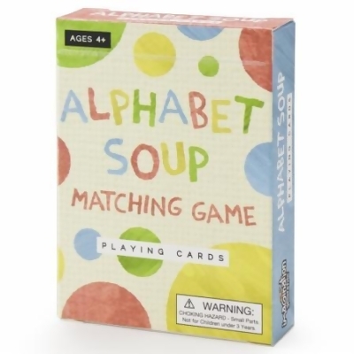 Brybelly Holdings TCAR-103 Alphabet Soup Matching & Memory Card Game 