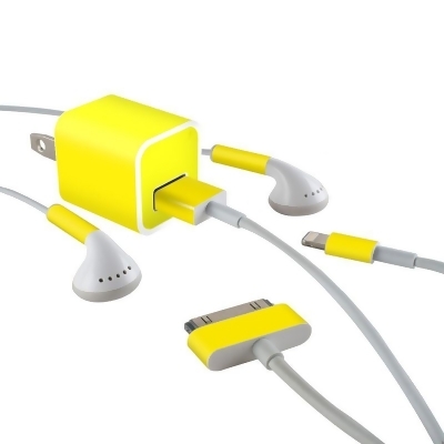 Solid Colors ACH-SS-YEL Apple iPhone Charge Kit Skin - Solid State Yellow 