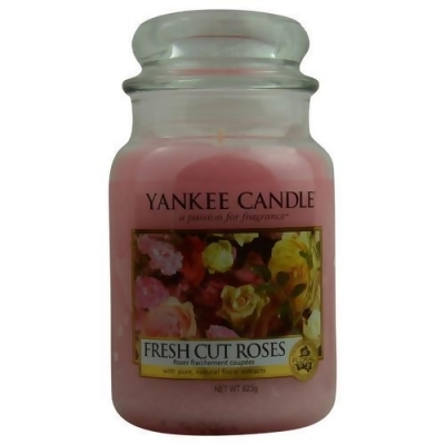 FragranceNet 275397 22 oz Yankee Candle Fresh Cut Roses Scented Jar - Large 