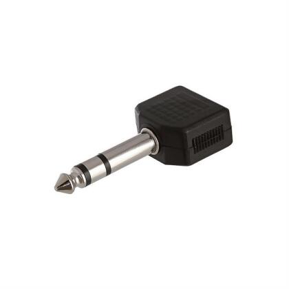 CMPLE 1119-N 6.35 mm Stereo Plug to 2 x 3.5 mm Mono Jack Adapter