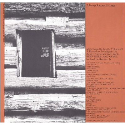 Smithsonian Folkways FW-02659-CCD Music from the South- Vol. 10- Been Here and Gone 