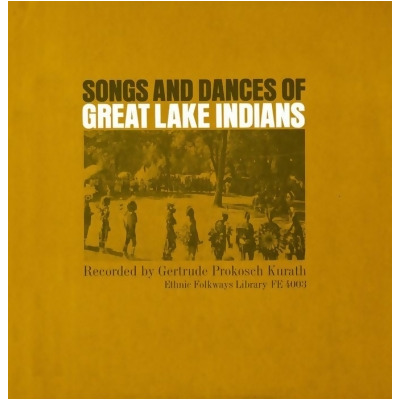 Smithsonian Folkways FW-04003-CCD Songs and Dances of the Great Lakes Indians 