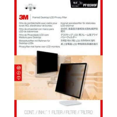 3M Optical Systems Division PF185W9F Privacy Filter for 18.5 in. Framed LCD & Laptop 