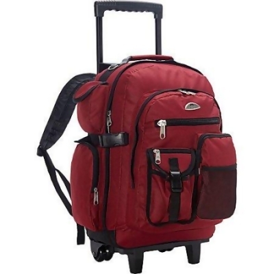 Everest 5045WH-BURG Deluxe Wheeled Backpack - Burgundy 