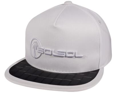 SOLSOL SS101 PowerAid Solar Hat Collection - White