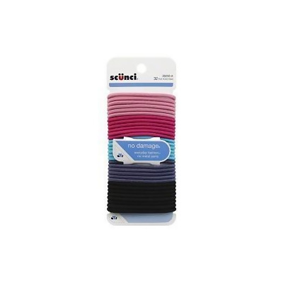 Merchandise 7262469 Scunci No Damage Elastic Hair Ties Pack Of 32