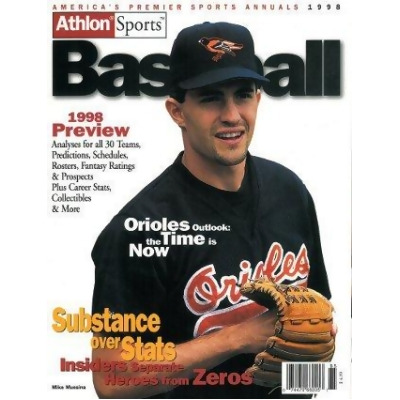 Athlon CTBL-013286 Mike Mussina Unsigned Baltimore Orioles Sports 1998 MLB Baseball Preview Magazine 
